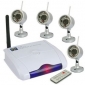 2.4GHZ Four Channel Remote Wireless Receiver with 4x Night Visio